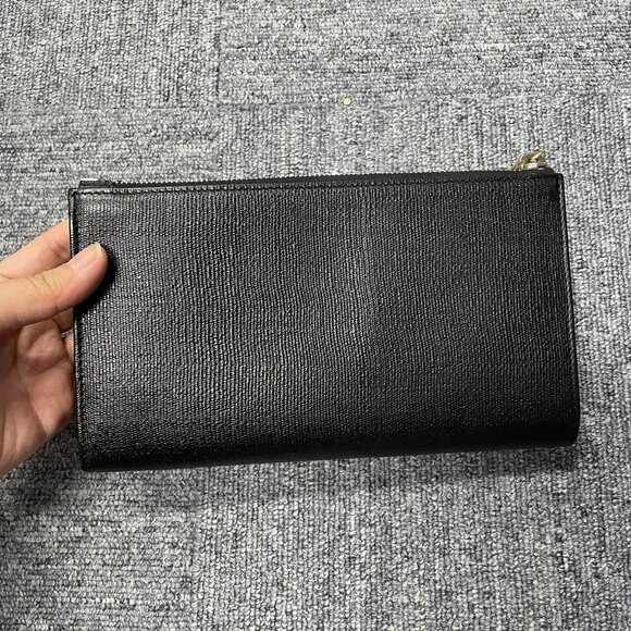 100% Authentic Saint Laurent Y Line Flap Wallet - Picture 2 of 10